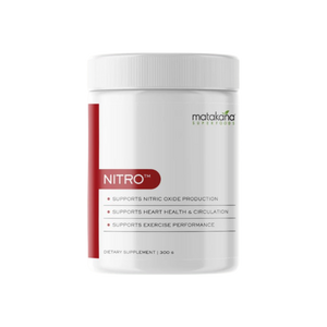 A supplement container of NITRO™ by Matakana Superfoods