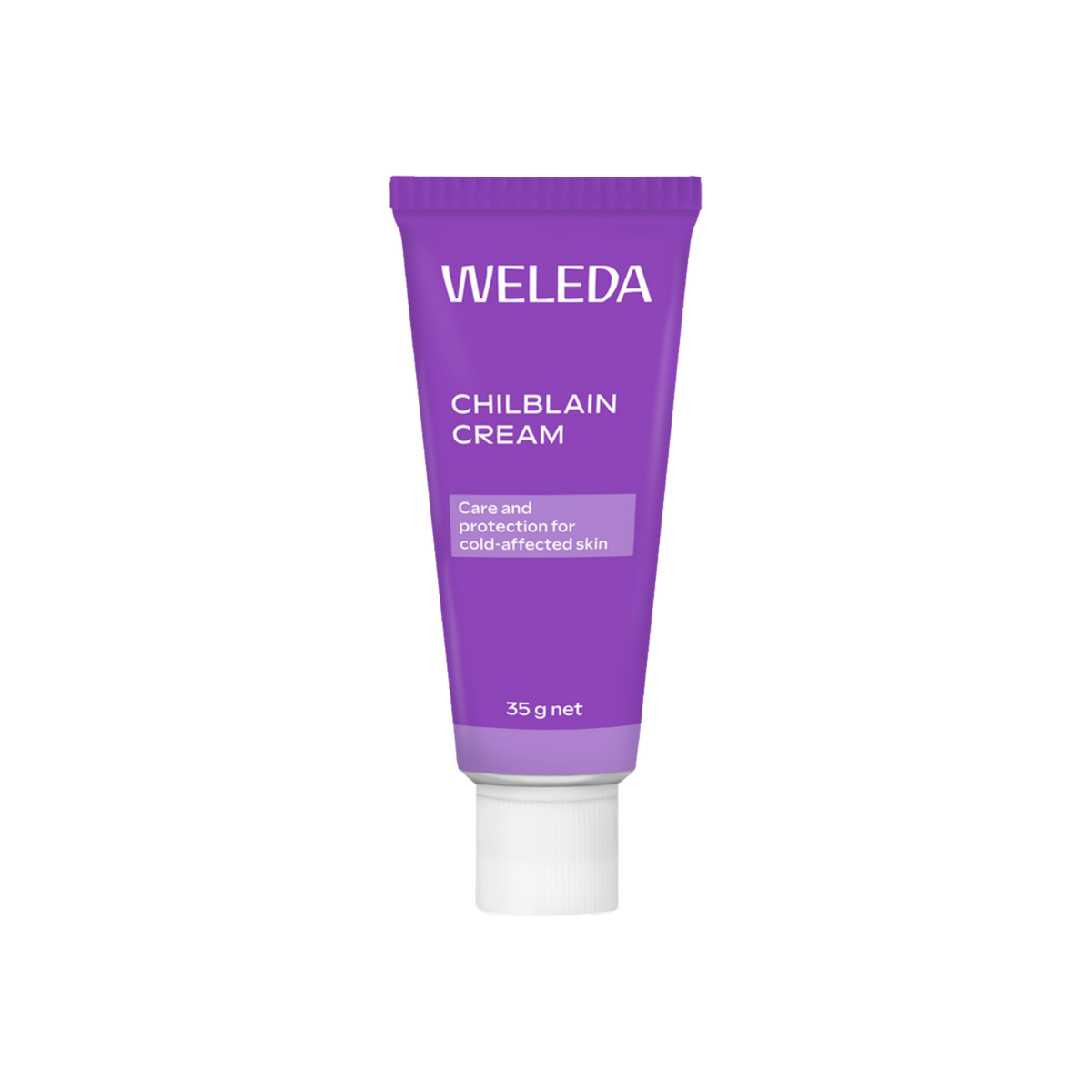 A supplement container of Chilblain Cream by Weleda