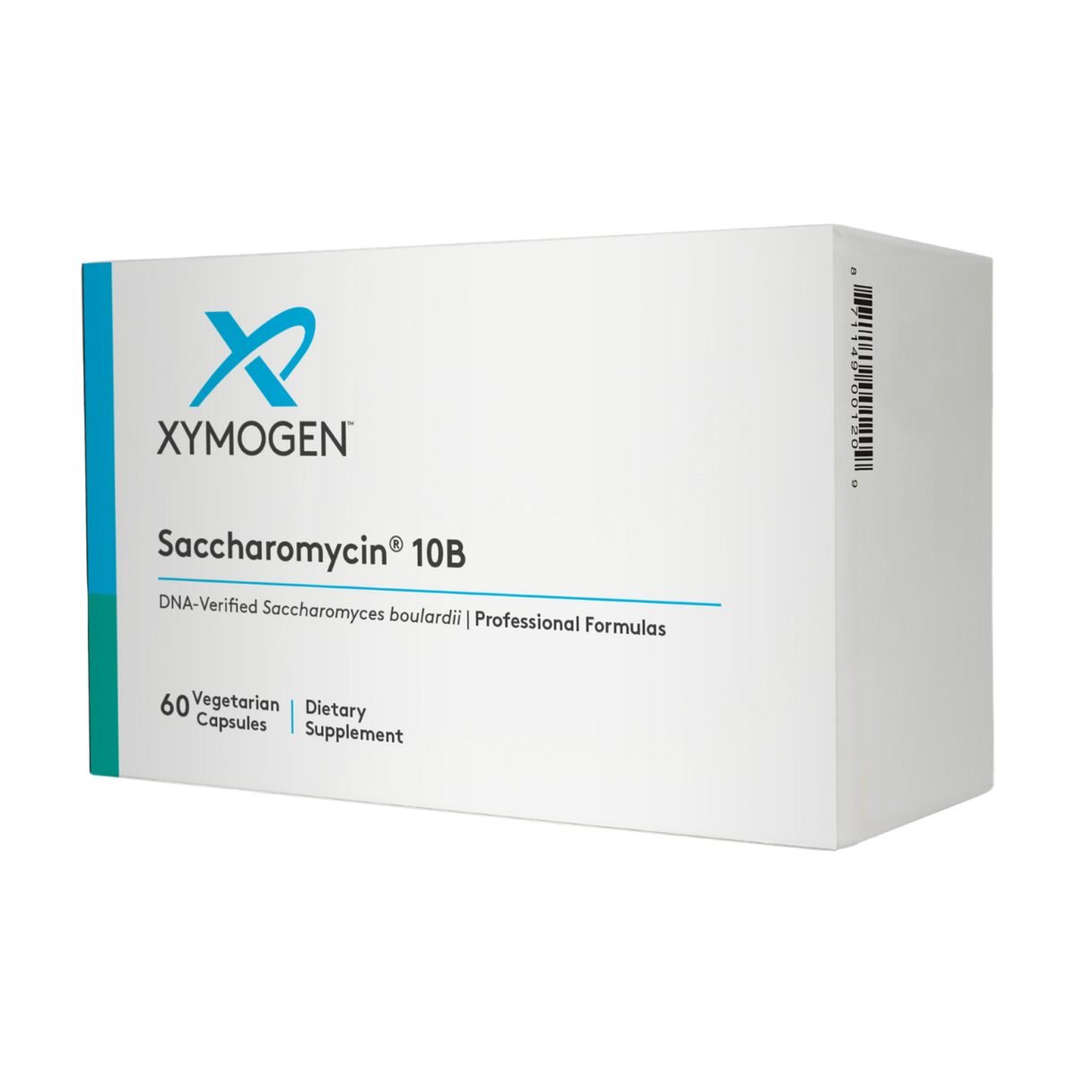 A supplement container of Saccharomycin® 10B by Xymogen