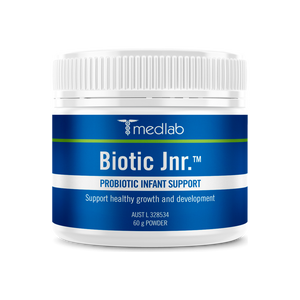 A supplement container of Biotic Jnr™ by Medlab