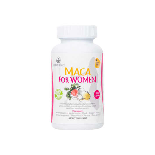 A supplement container of Maca for Women by Seleno Health (Retail)