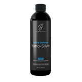 A Supplement container with the name Active Defense Nano - Silver 10ppm (473ml) by SilverCeuticals.