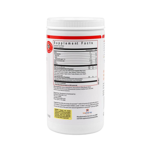 A powdered supplement called Nanoreds by BioPharma back of bottle image
