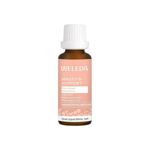 A supplement container of Mastitis Support by Weleda