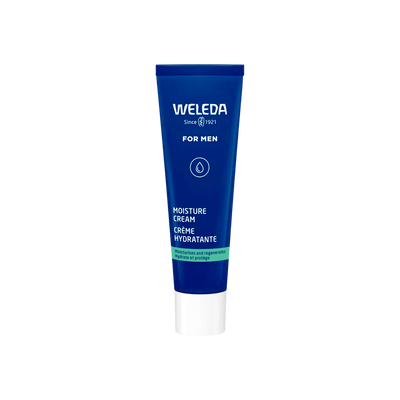 A supplement container of Moisture Cream for Men by Weleda