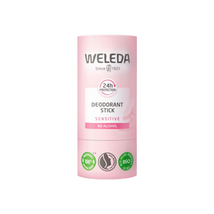 A supplement container of Sensitive Deodorant Stick by Weleda