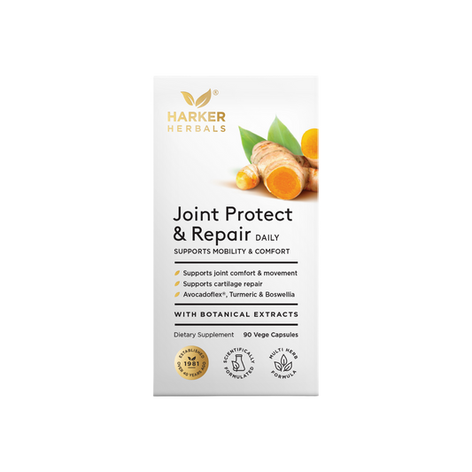 A supplement container of Joint Protect & Repair by Harker Herbals