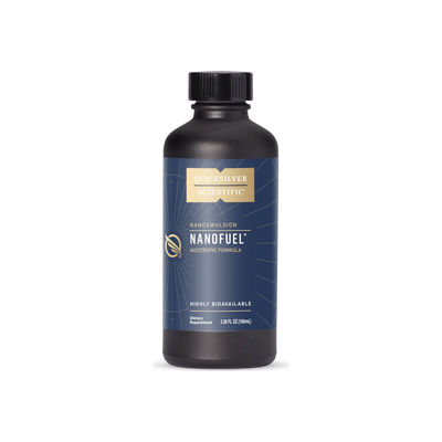A supplement container of NanoFuel™ by Quicksilver
