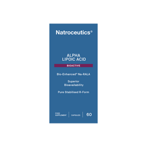 A supplement container of Alpha Lipoic Acid by Natroceutics