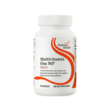 A supplement container by the name of Multivitamin One MF by Seeking Health