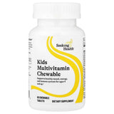 A Supplement container with the name Kids Multivitamin Chewable by Seeking Health.