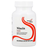 A Supplement container with the name Niacin by Seeking Health.