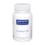 A Supplement container with the name Cinnamon WS by Pure encapsulations.