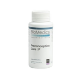 A Supplement container with the name Preconception Care F by Bio-Medica.