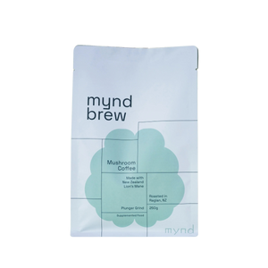 A Packet of Mushroom Coffee (Plunger Blend) by mynd.