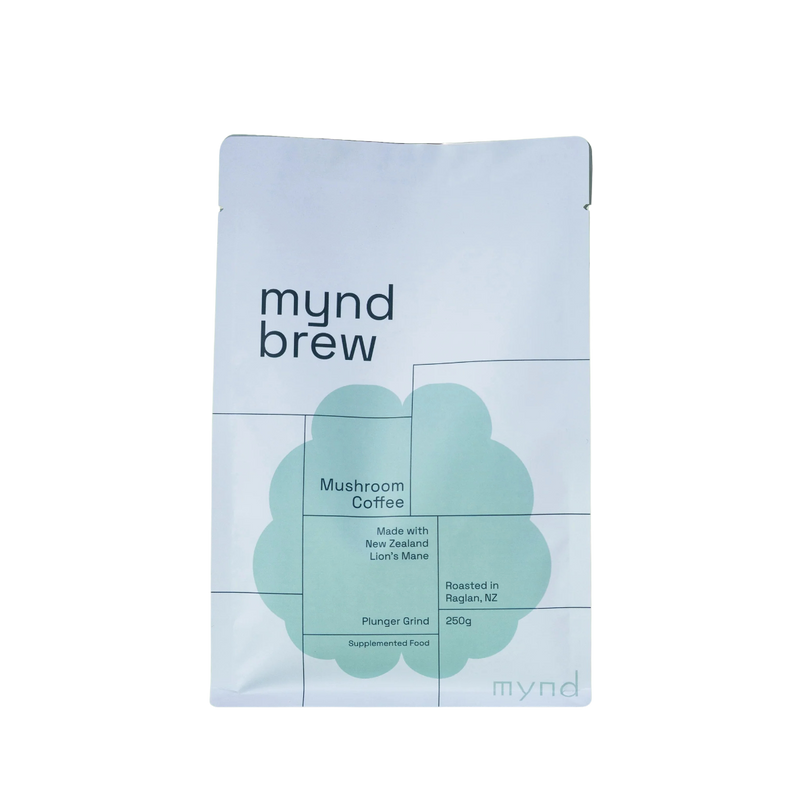 A Packet of Mushroom Coffee (Plunger Blend) by mynd.