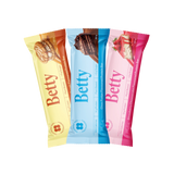 A 3 pack of 1 bar of each Caramel Cookie Dough, Choc Fudge, and Strawberry Cheesecake Bars by Good Betty. 