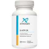 A Supplement container with the name 5-HTP CR by Xymogen.