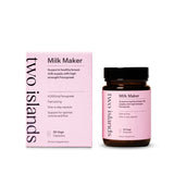 A Supplement container with the name Milk Maker by Two Islands.