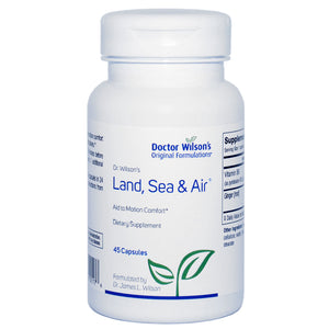 A supplement container of Land, Sea and Air by Doctor Wilsons