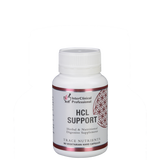 A supplement container of HCL Support by Interclinical Laboratories