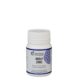 A supplement container of Moly Zinc by Interclinical Laboratories
