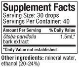 Supplement facts for Banderol - Microbial Defence