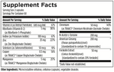 The list of ingredient including Vitamin A, Retinly Palmitate, Riboflavin, Vitamin b2, Iodine, Potassium iodide, Zinc, Zinc bisglycinate, Selenium, Selenomethionine, Copper, Copper Bisglycinate, Manganese bisglycinate, Chromium glycinate, N-Acetly-L-Tyrosine, American Ginseng, Panax quinquefollius, forskolin extract, coleus forskohlii