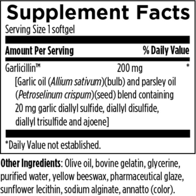 Ingredients: Garlicillin 