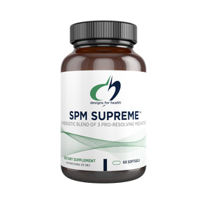 A supplement container of SPM Supreme™ by Designs for Health - USA