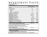 Text listing the ingredients including Vitamin C, Ascorbic Acid, Vitamin B1, Thiamin HCL, Vitamin B2, Riboflavin, Vitamin b3, Niacinamide, Vitamin b6, Pyridoxine HCL, Vitamin b9, Folic Acid, Vitamin b12, Cyanocobalamin, Vitamin B5, D-Calcium Pantothenate, Chromium Polynicotinate, Green Tea, Green coffee bean, Ashwagandha, Withania somnifera, Sunflower phospholipids