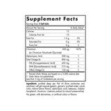 Text listing the ingredients including Chromium, Chromium Nicotinate Glycinate, Ala, Alpha lopic acid, omega 3, EPA, DHA, Eicosapentaenoic acid, Docosahexaenoic acid