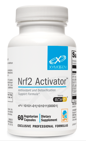 A supplement container of Nrf2 Activator by Xymogen