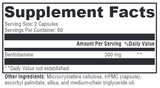 Supplement facts for Benfotiamine