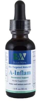 A supplement container of A - Inflam by Byron White Formulas