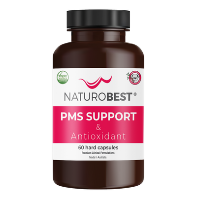 An image of a supplement called PMS Support & Antioxident