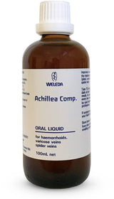 A supplement container of Achillea Comp. by Weleda