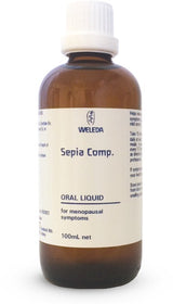 A supplement container of Sepia Comp. - 100ml by Weleda