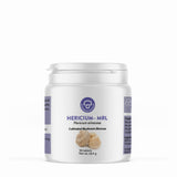A supplement container of Hericium-MRL™ 90T (Lion's Mane) by Mycology Research Laboratories