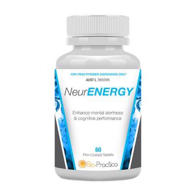 A supplement container of NeurENERGY by Bio-Practica