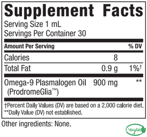 ingredients: Omega-9 Plasmalogen Oil