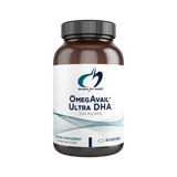 A supplement bottle with the name OmegAvail Ultra DHA