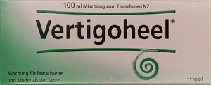 A supplement container of Vertigoheel Drops by Heel
