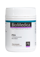 A supplement container of PEA by Bio-Medica