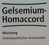 A supplement container of Gelsemium Homaccord Drops 30mL by Heel