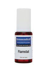 A supplement container of Flamstat Spray 20ml by BioMedica Homoeoceuticals