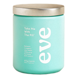 A supplement container of Take Me With The Pill by Eve