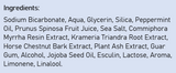 Supplement facts for Salt Toothpaste listing ingredients including Alpha lipopic acid R from, Celtic Sea Salt, Cetyl Alcohol, Collodial Anhydrous Silica, Commiphora myrrha