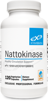 A supplement container of Nattokinase by Xymogen
