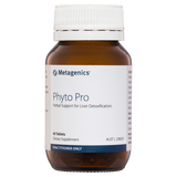 A supplement bottle with the label Phyto Pro by Metagenics